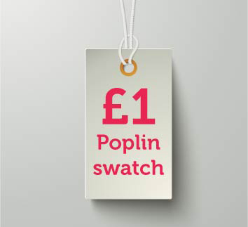 £1 Cotton Poplin Swatches!