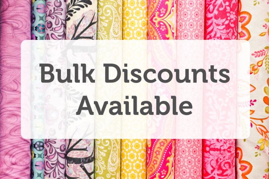 Bulk Discounts Available!