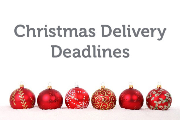 Christmas delivery deadlines 2018